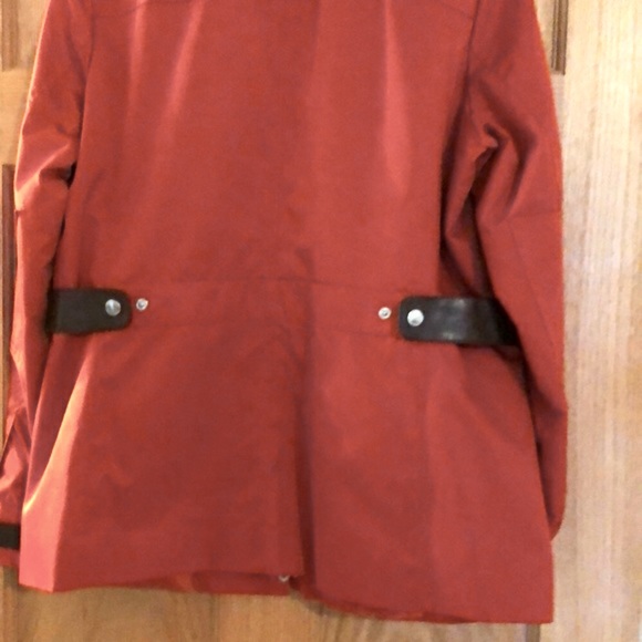 Calvin Klein Rain Coat - Jacket - Burnt Orange - Windbreaker - Medium - Picture 12 of 16